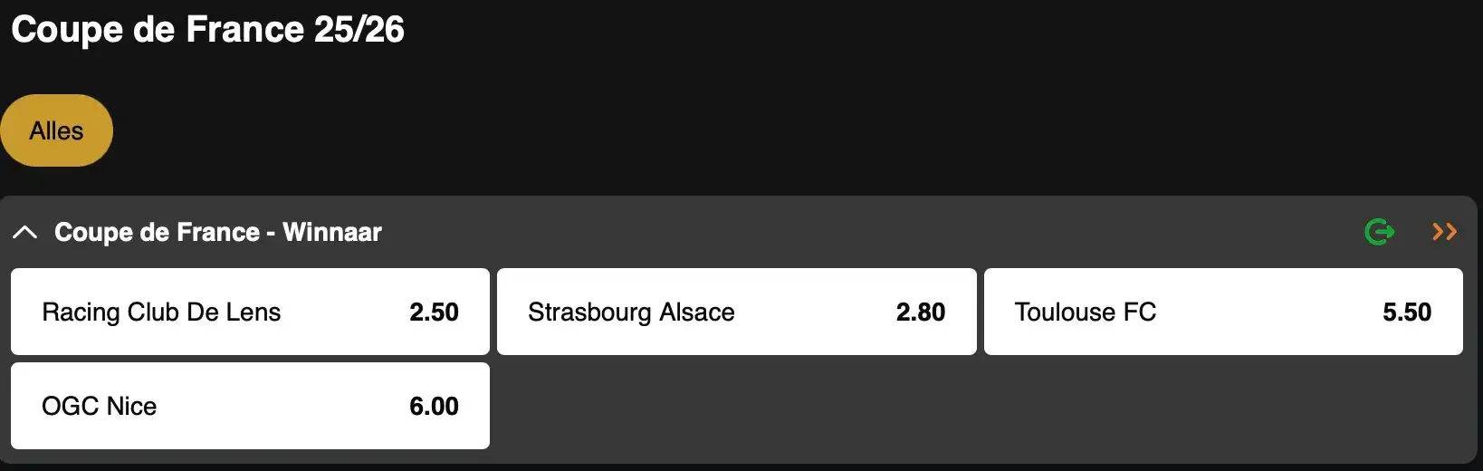 Coupe de France: wie van Lens, Strasbourg, Nice of Toulouse tilt de trofee omhoog? Een competitie om op te volgen via GoldenVegas Sport.