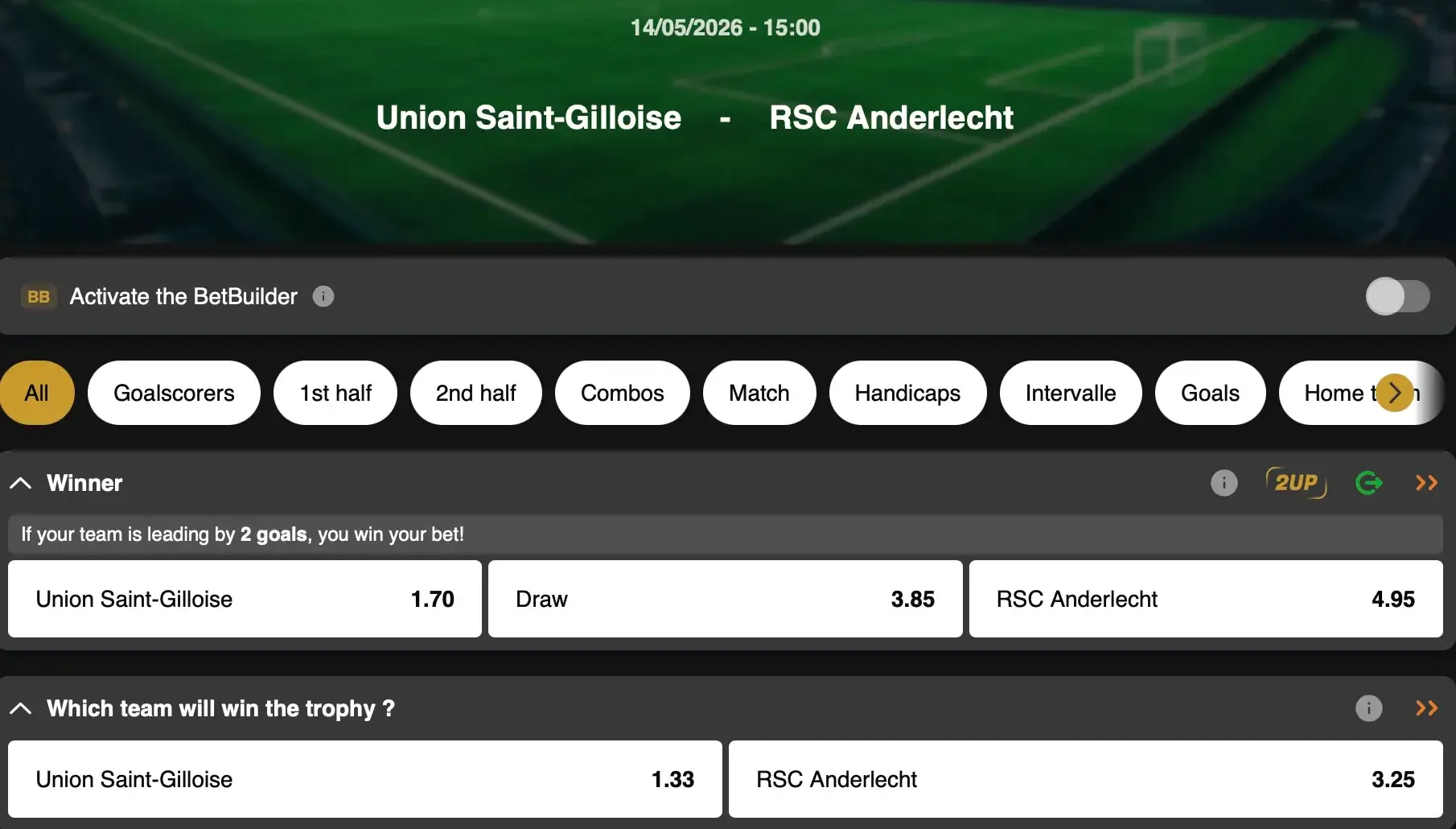 Croky Cup Finall: Anderlecht or Union Saint-Gilloise — who lifts the Belgian Cup?