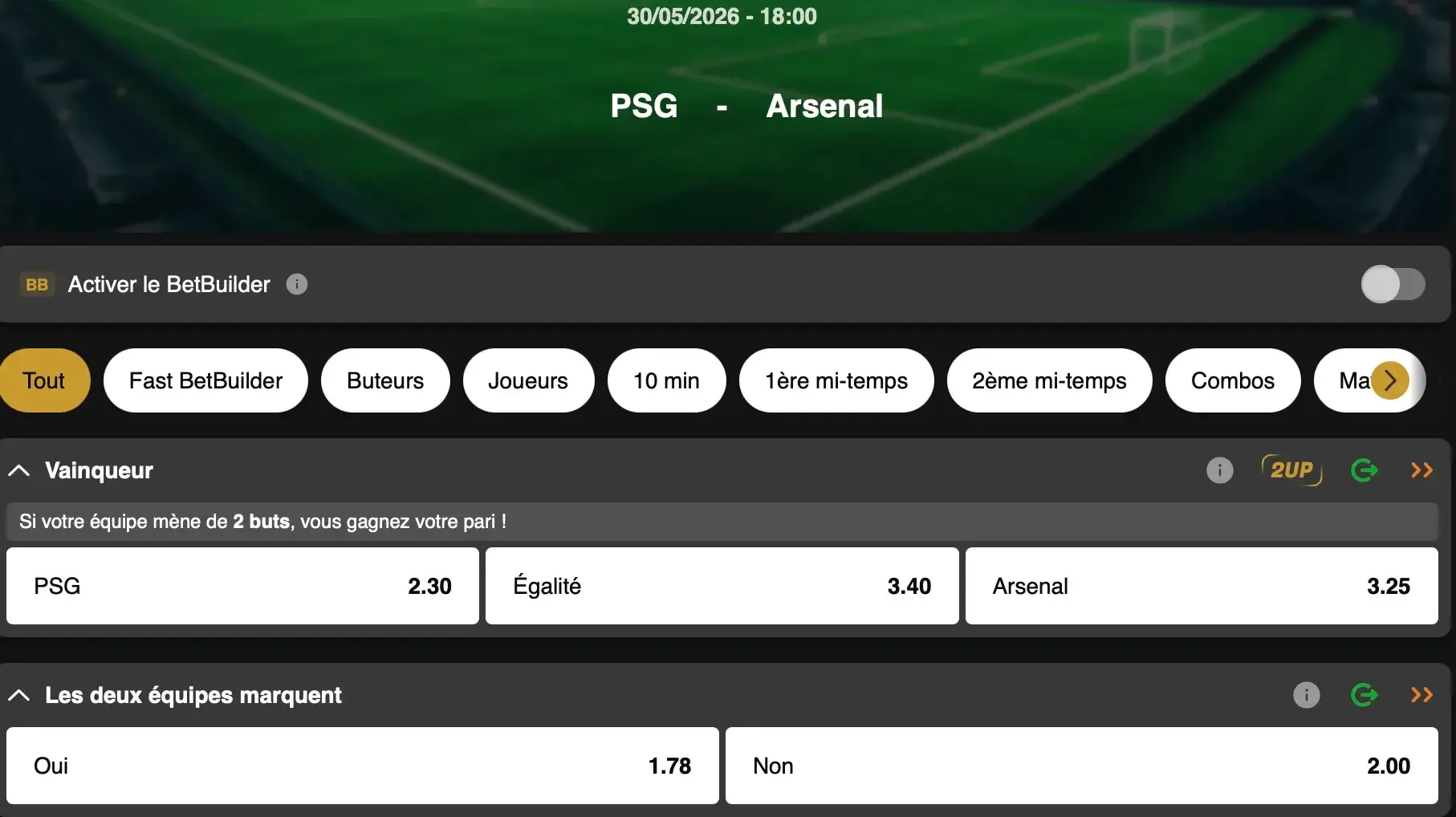 Champions League : qui va soulever la C1 entre le PSG et Arsenal ? Une rencontre à suivre sur GoldenVegas Sport.