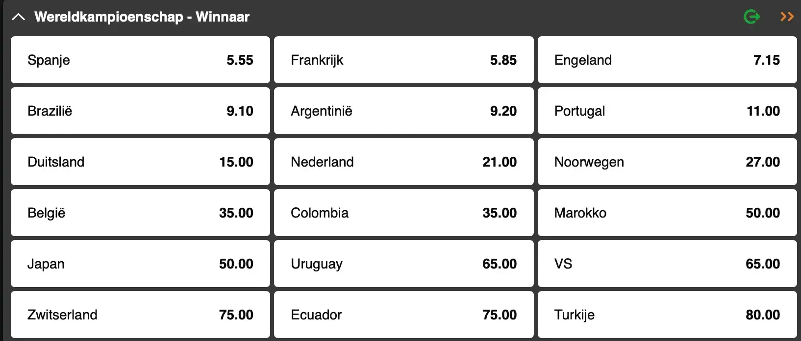 Pakken de Rode Duivels hun allereerste wereldtitel? Volg het WK live op GoldenVegas Sport.