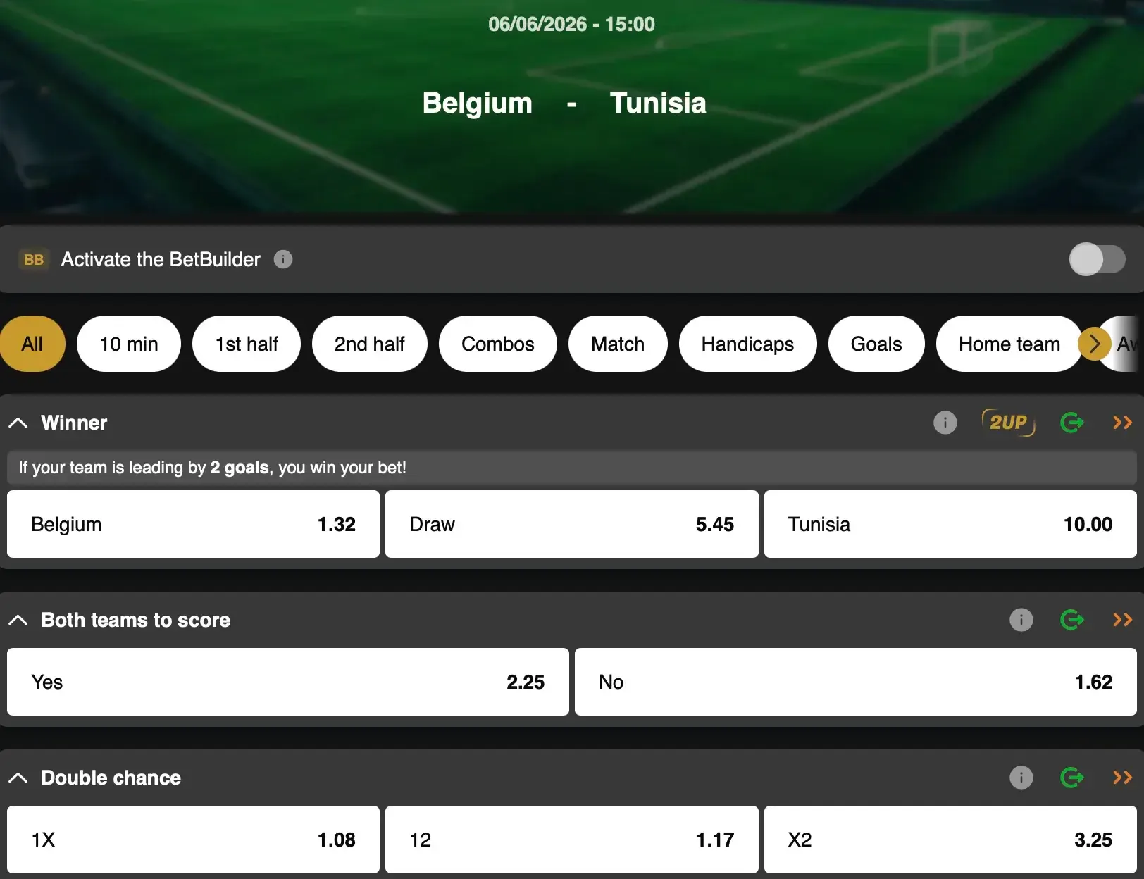 2026 World Cup: can Belgium win the pre-tournament football test against Tunisia before flying out to the United States?