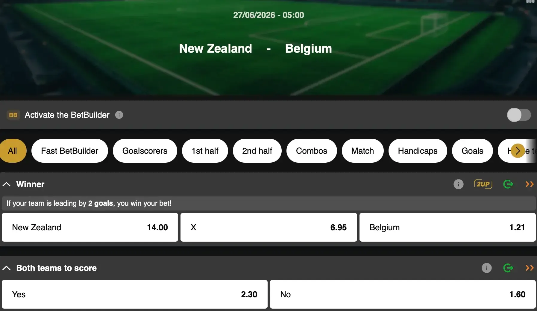 World Cup 2026: will Belgium qualify by beating New Zealand?