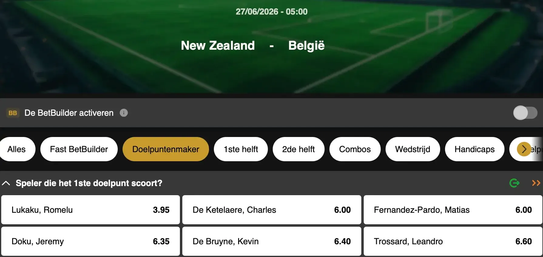 WK 2026: kruipt Jérémy Doku in de rol van nationale held door te scoren tegen Nieuw-Zeeland?
