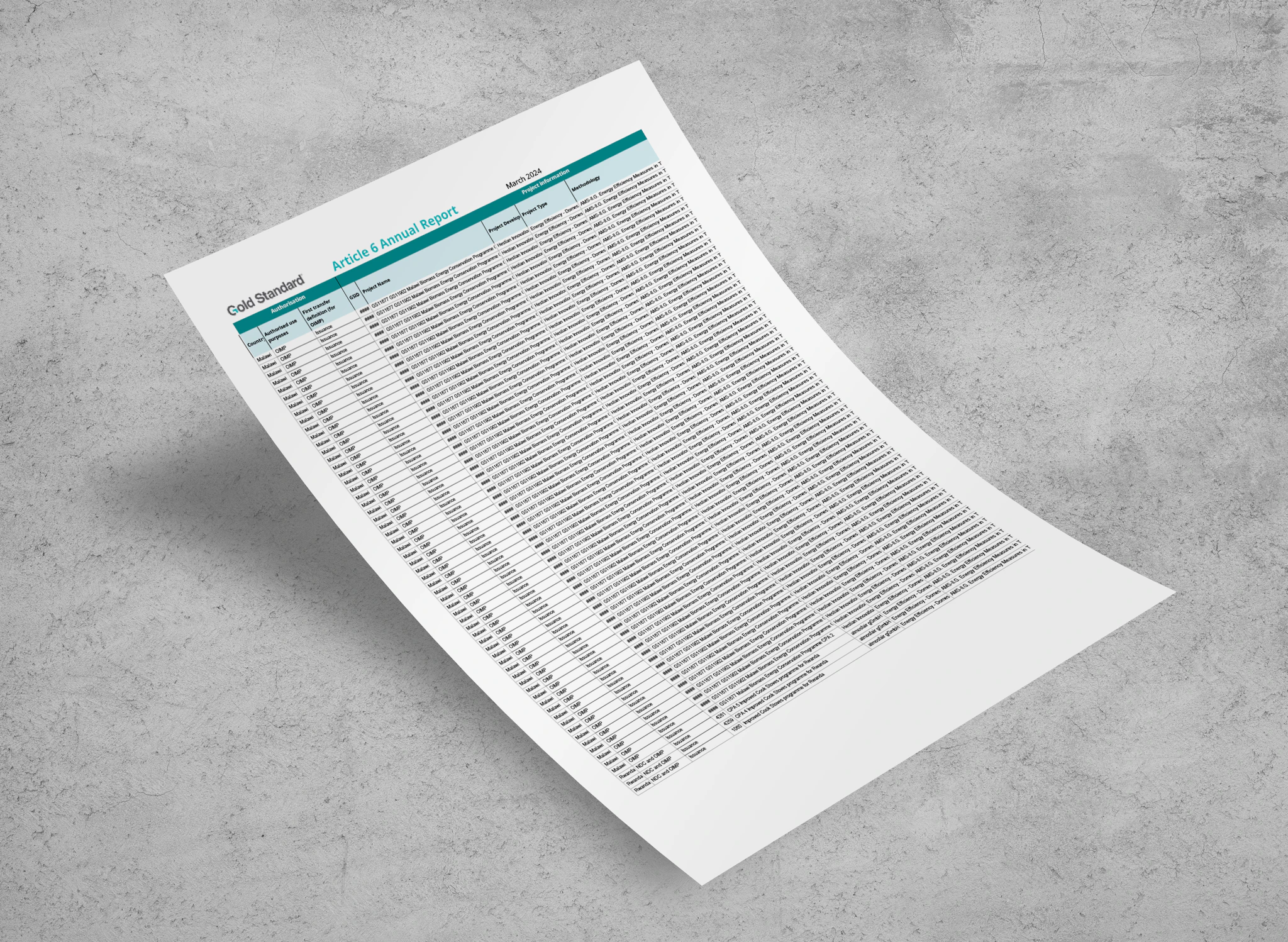 Article 6 Annual Report 2024 - Illustrative Cover