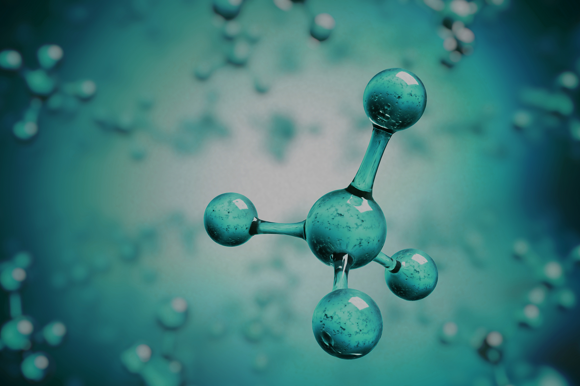 Methane CH4 Molecule Visual