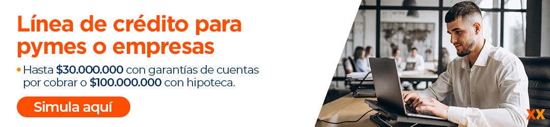 Linea de credito para pymes o empresas