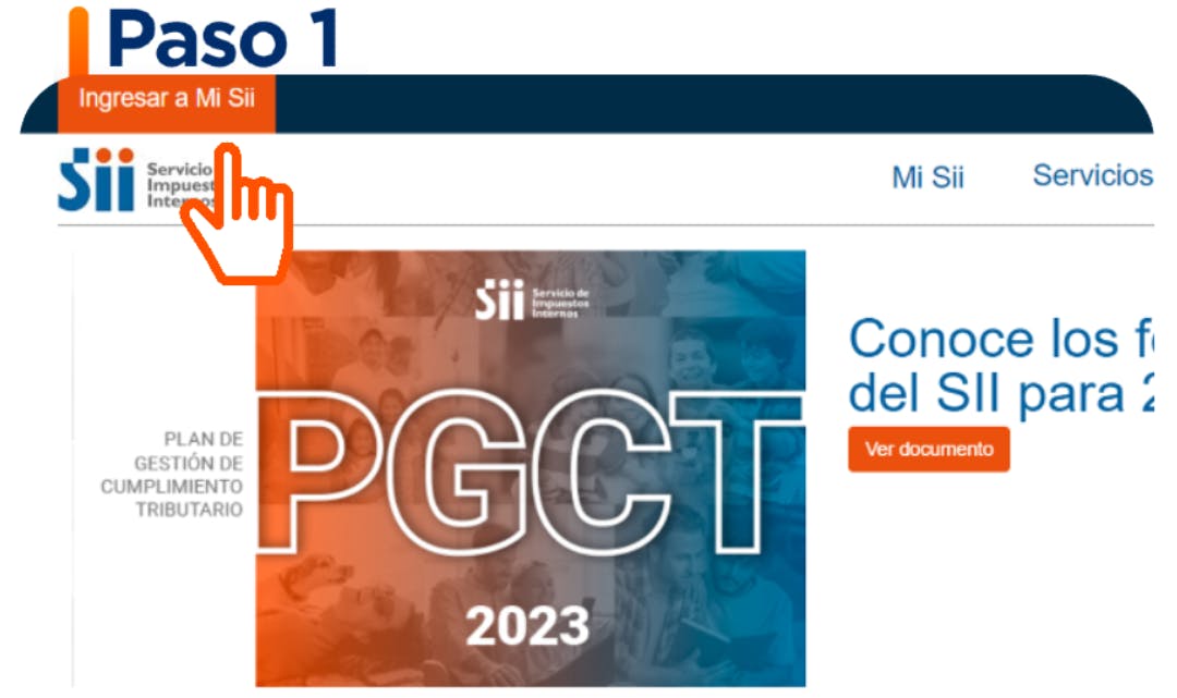 Habilitar Acceso al SII con Certificado Digital - Paso 01