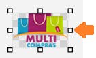 Hacer clic en el cuadrado de edición y mover hacia la derecha