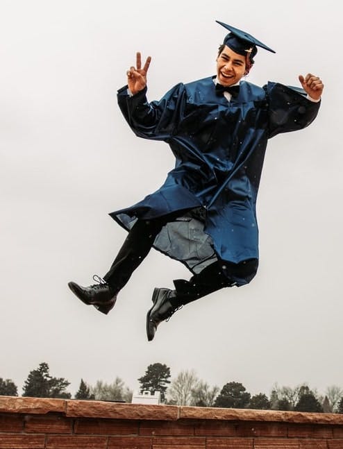 a happy graduate