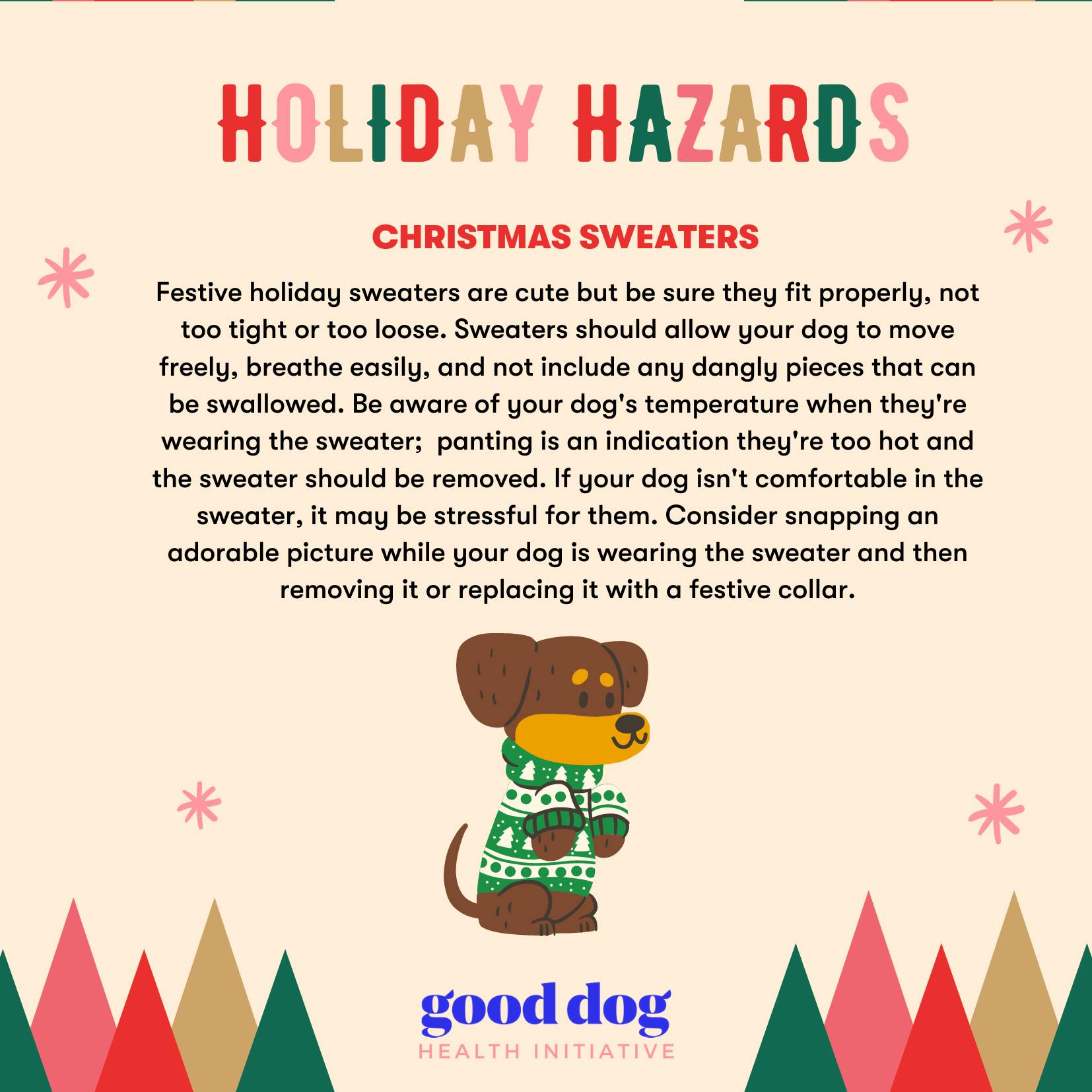 Holiday Hazards: Christmas sweaters
