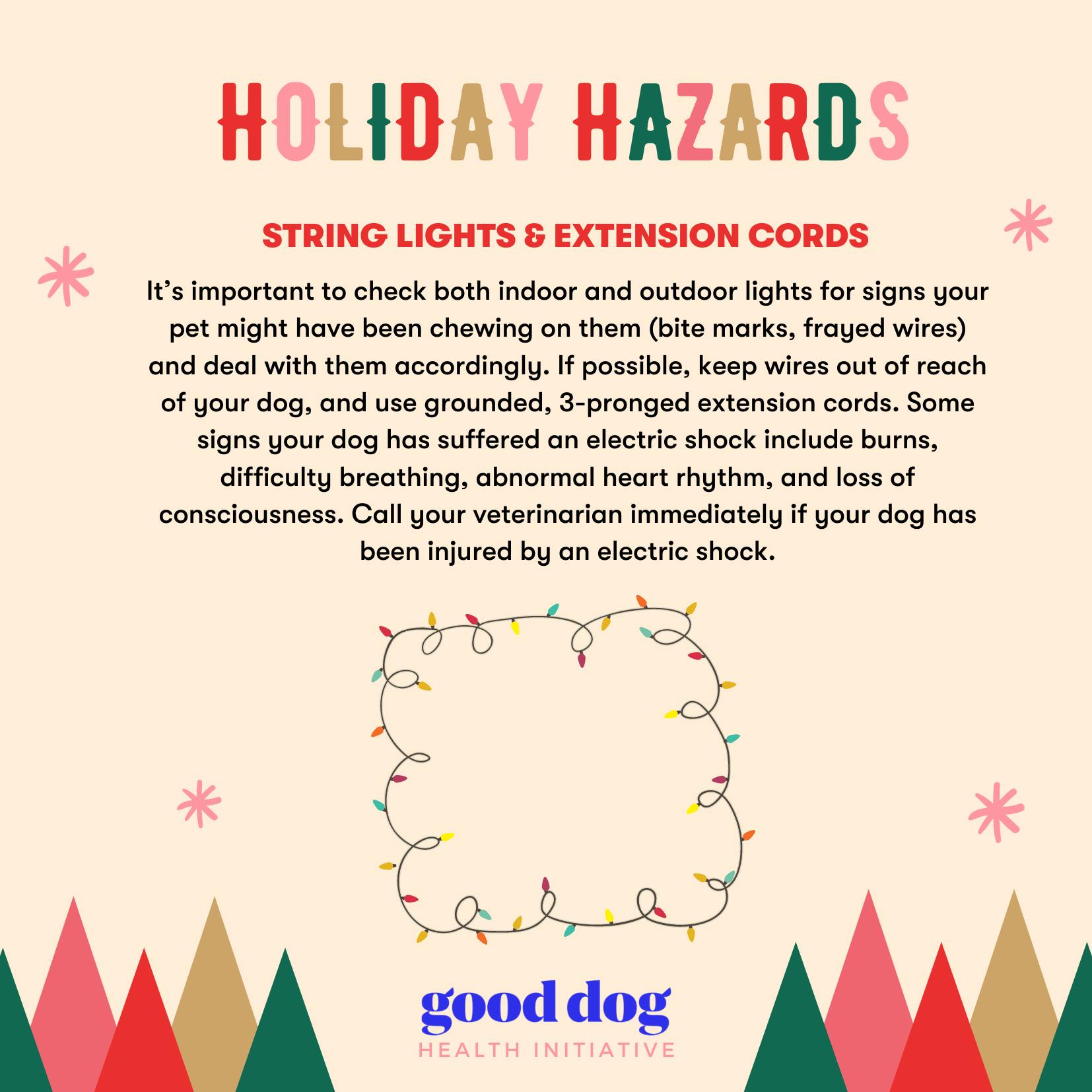 Holiday Hazards: String lights & extension cords