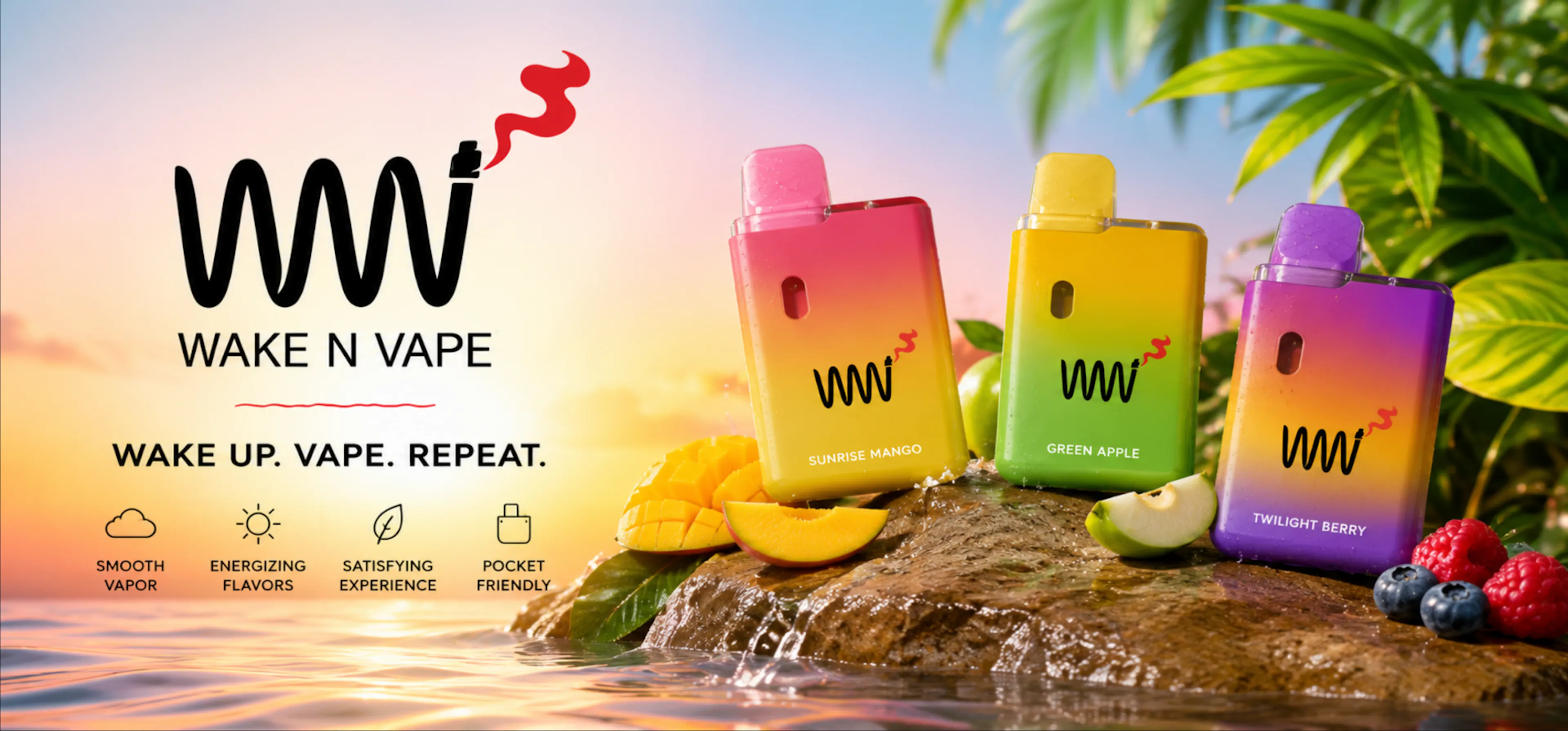 flavored vape illinois Wake N Cannabis Cartridges & Disposable Vapes New York Honey | PREFILLED PODS Flavor:Red Apple Melon