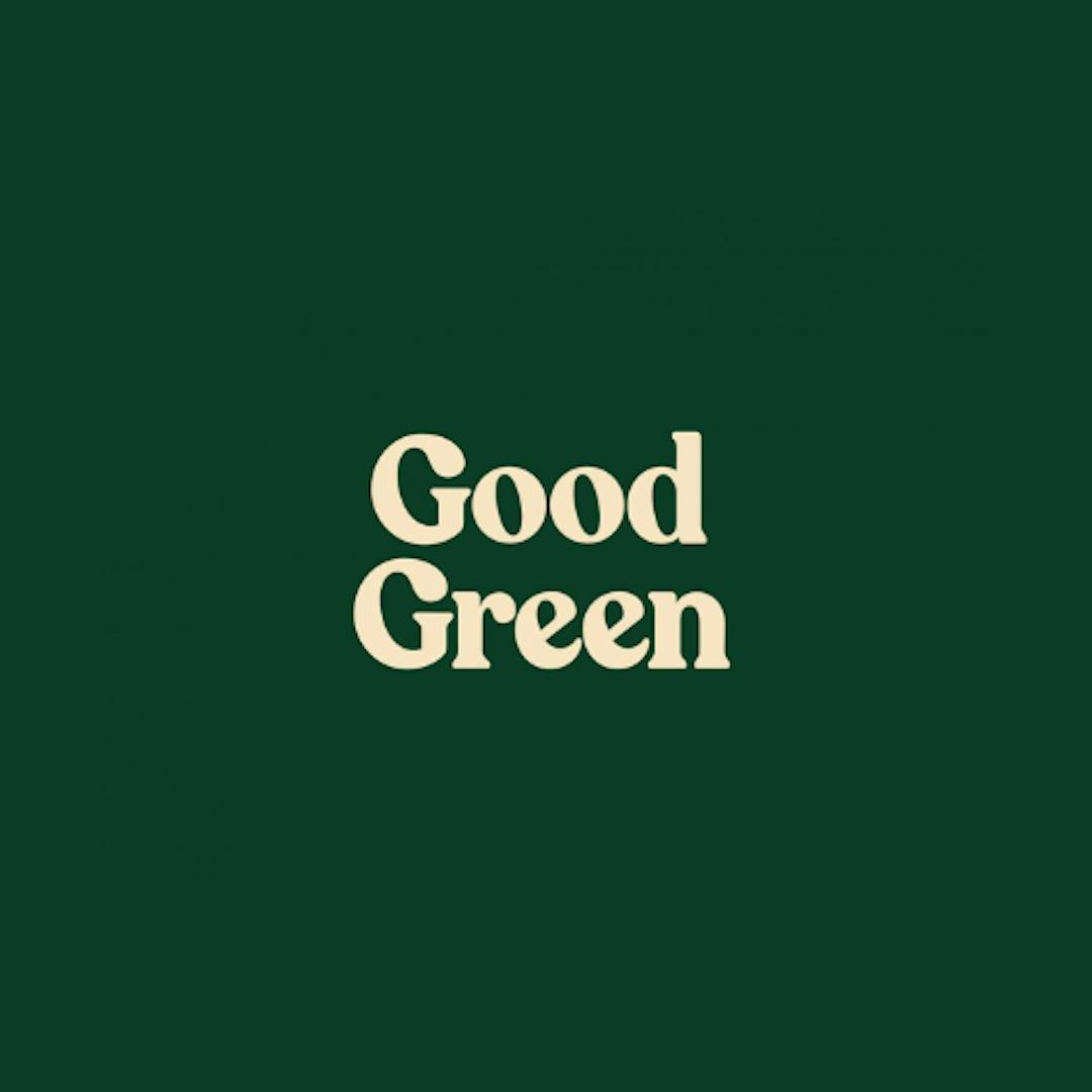 Good Green, Good Green Cannabis Products, Good Green Brand Logo