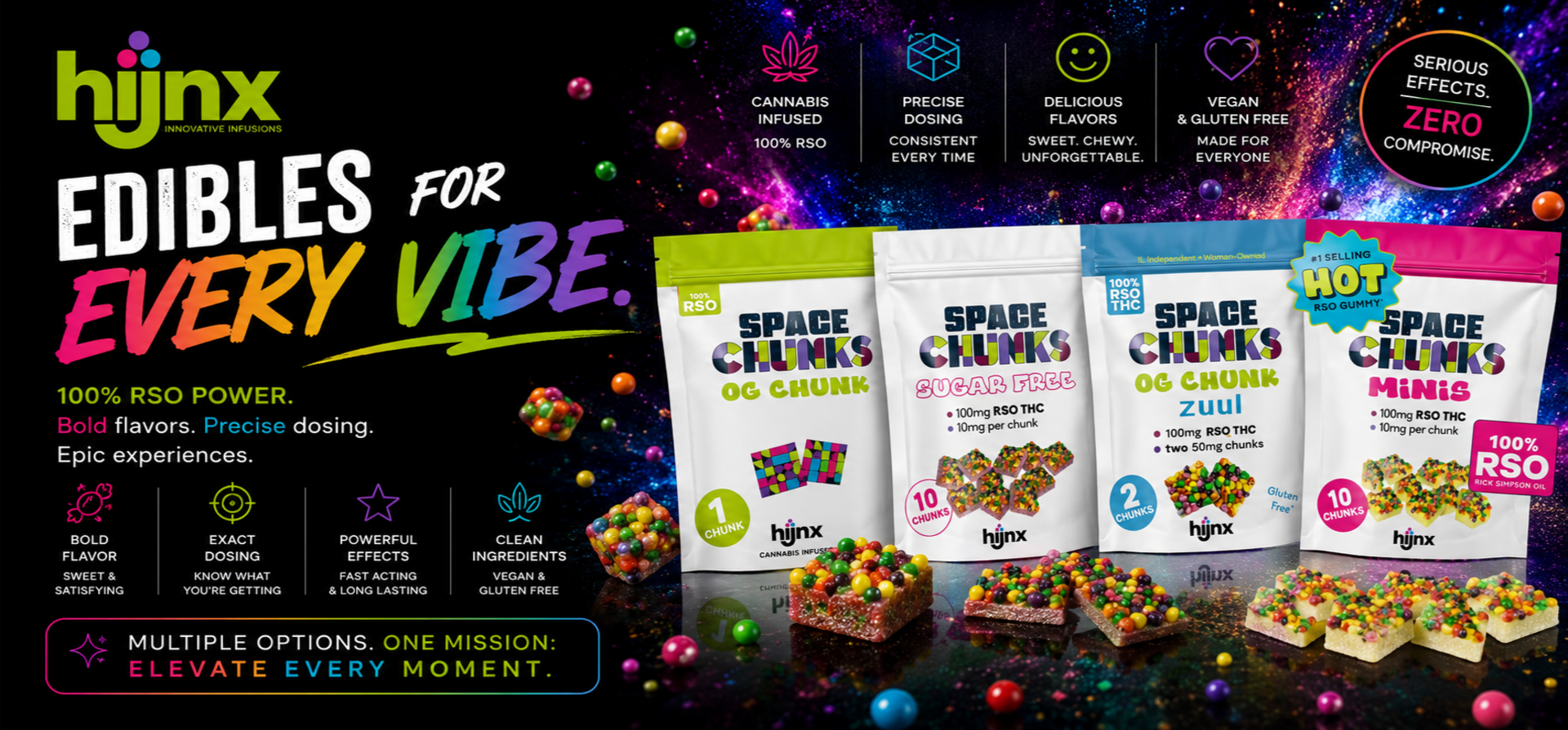 Shop Hijnx RSO Edibles, Space Chunks & Shooters | Goodies