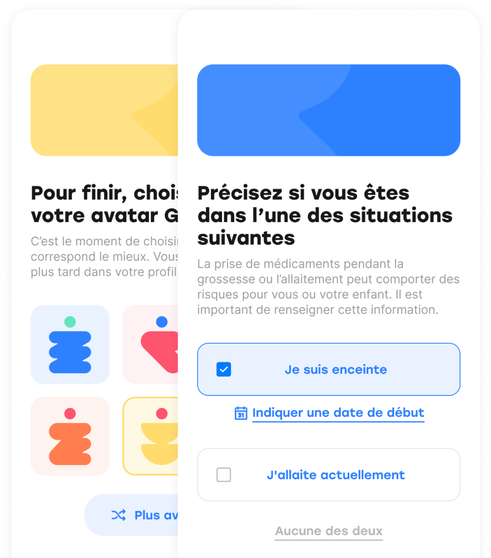 Renseignez votre
profil personnel