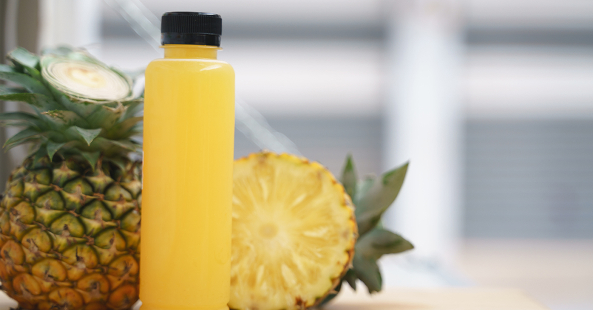 Cold pressed shop pineapple juice