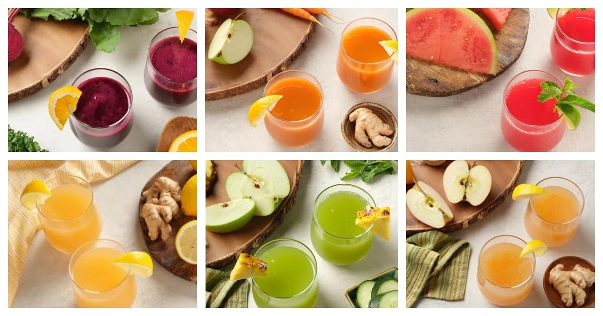 6 different juices that taste amazing