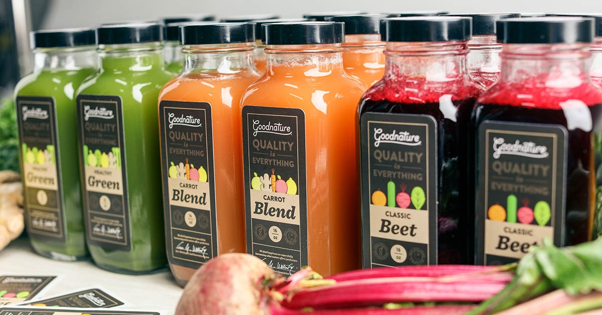 juice bottles to inspire juice bar menu ideas