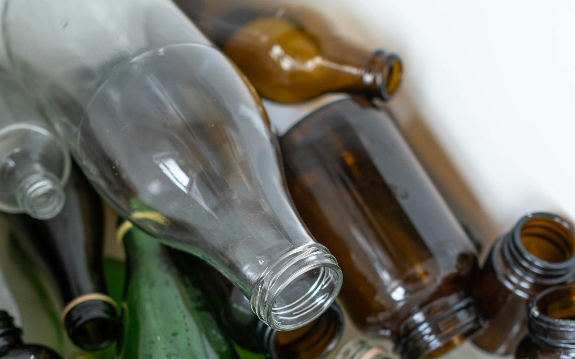 recycle glass juice bottles