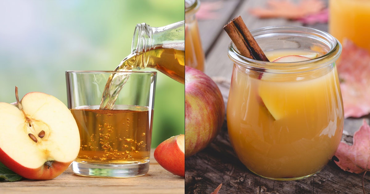 apple juice vs apple cider comparison