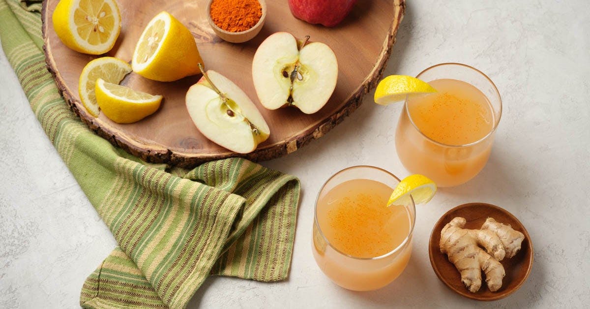 Apple Lemon Ginger Juice Cleanse Starter Recipe