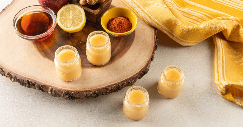Blender Lemon Ginger Cayenne Shot