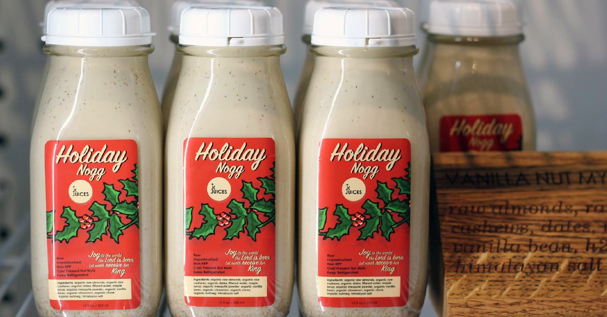 dairy free holiday eggnog recipe