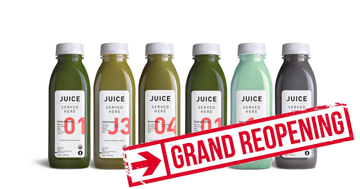 Juice Served Here is Returning as a Wholesale Beverage Brand