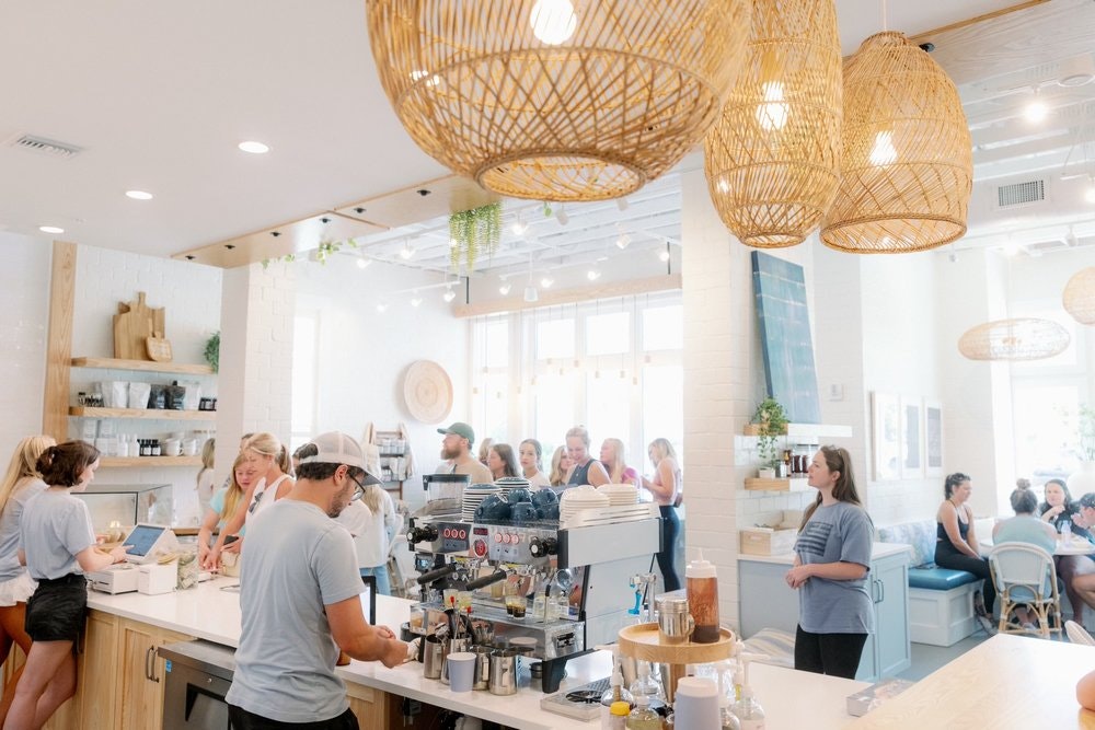 photo of the inside of a juice bar