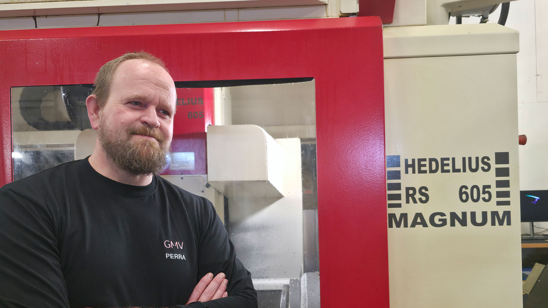 Per-Anders Eriksson med sin Hedelius RS 605