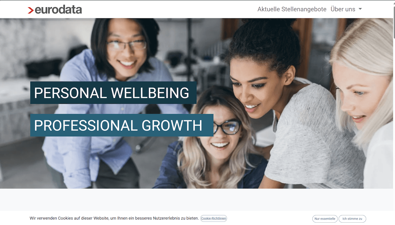 Website der eurodata AG