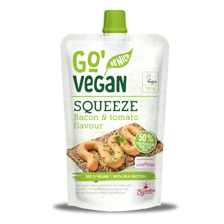 Go’Vegan Squeeze, Bacon & tomato