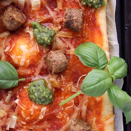 Go'Vegan Pizza Balls pizza