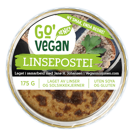 Go'Vegan Linsepostei