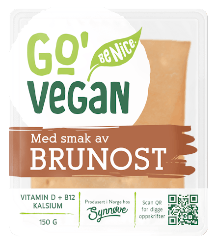 Go'Vegan smak av Brunost, Skivet