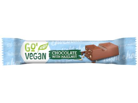 Go'Vegan Sjokoladebar med hasselnøtter
