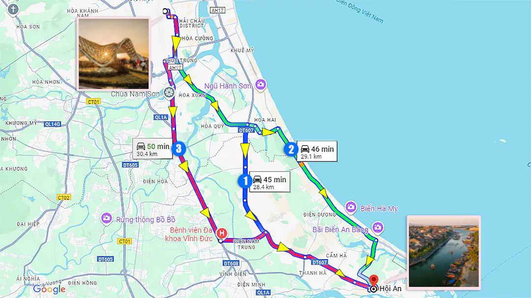 How to Get to Da Nang from Hoi An