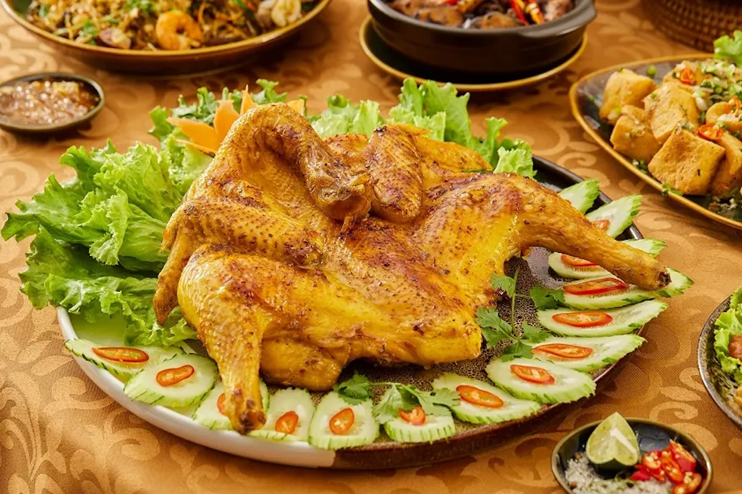 Grilled River Fish & Hill Chicken