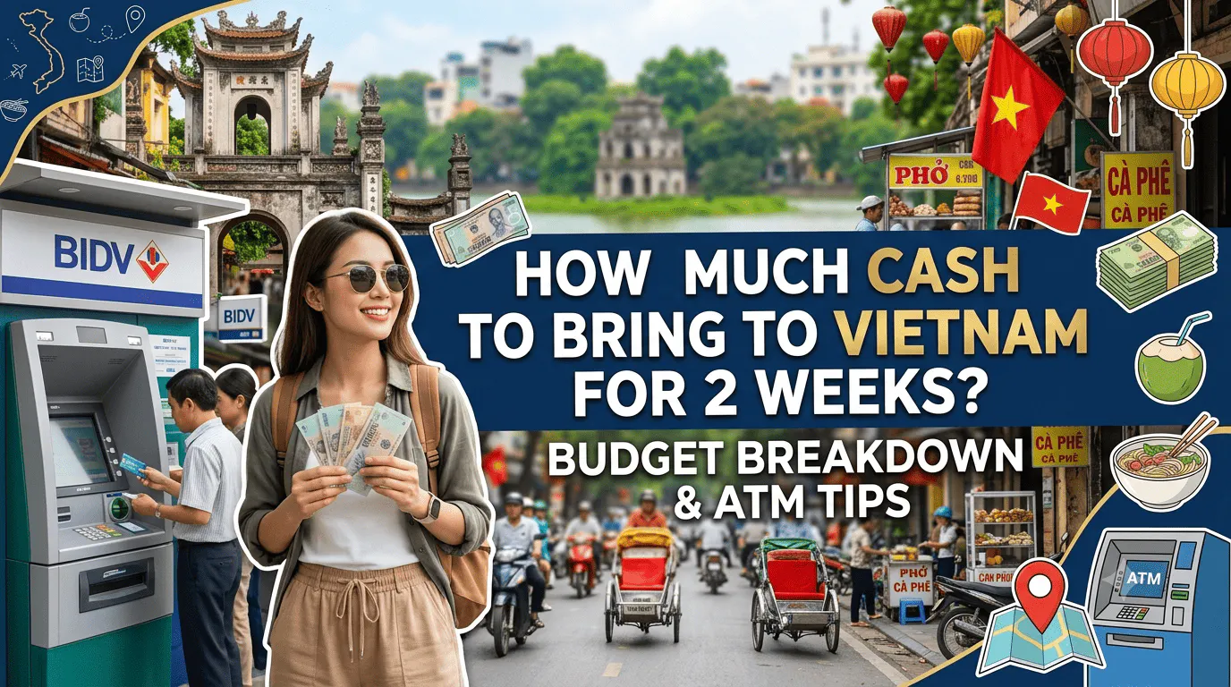 How Much Cash to Bring to Vietnam for 2 Weeks? Budget Breakdown & ATM Tips