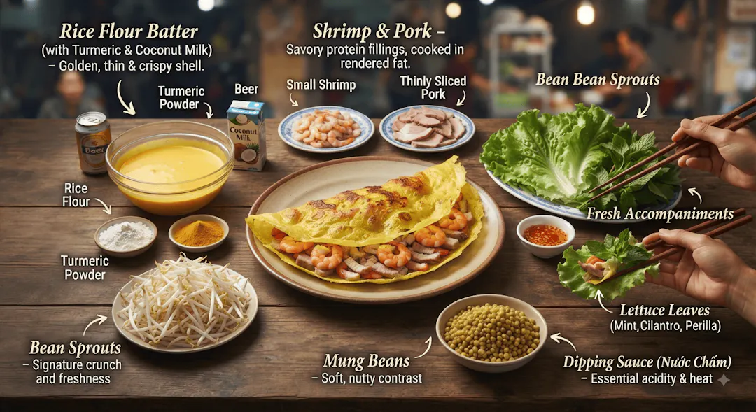 What Is Banh Xeo Made Of?