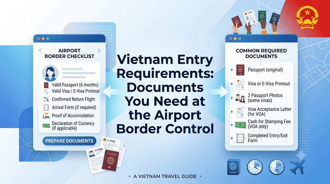 Vietnam Entry Requirements: Documents You Need at the Airport Border Control