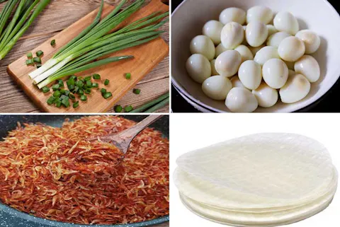 Egg, Spring Onion & Savory Toppings