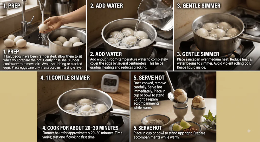 How to Cook Balut