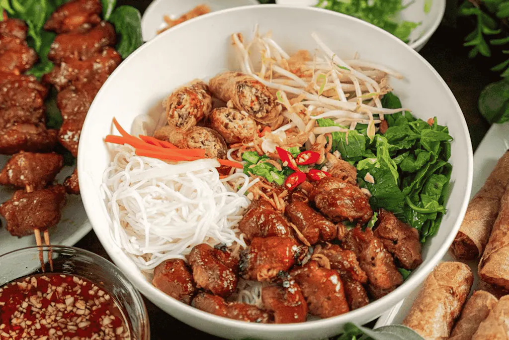 Featured Ingredients of Bun Thit Nuong