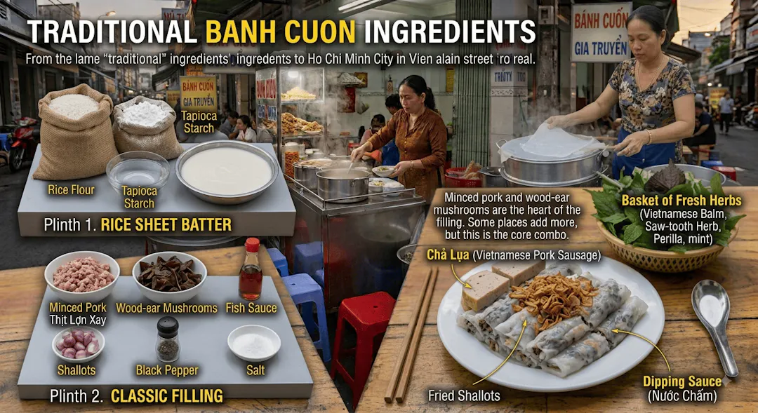 Banh Cuon Ingredients