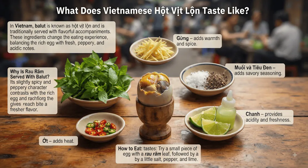 What Does Vietnamese Hột Vịt Lộn Taste Like?