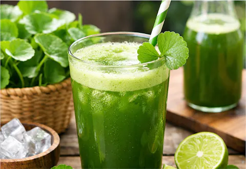 Nước Rau Má: Vietnam's Fresh Pennywort Juice Drink