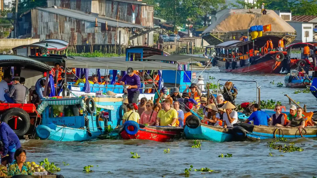Waking Up Early for the Mekong Delta Floating Markets
