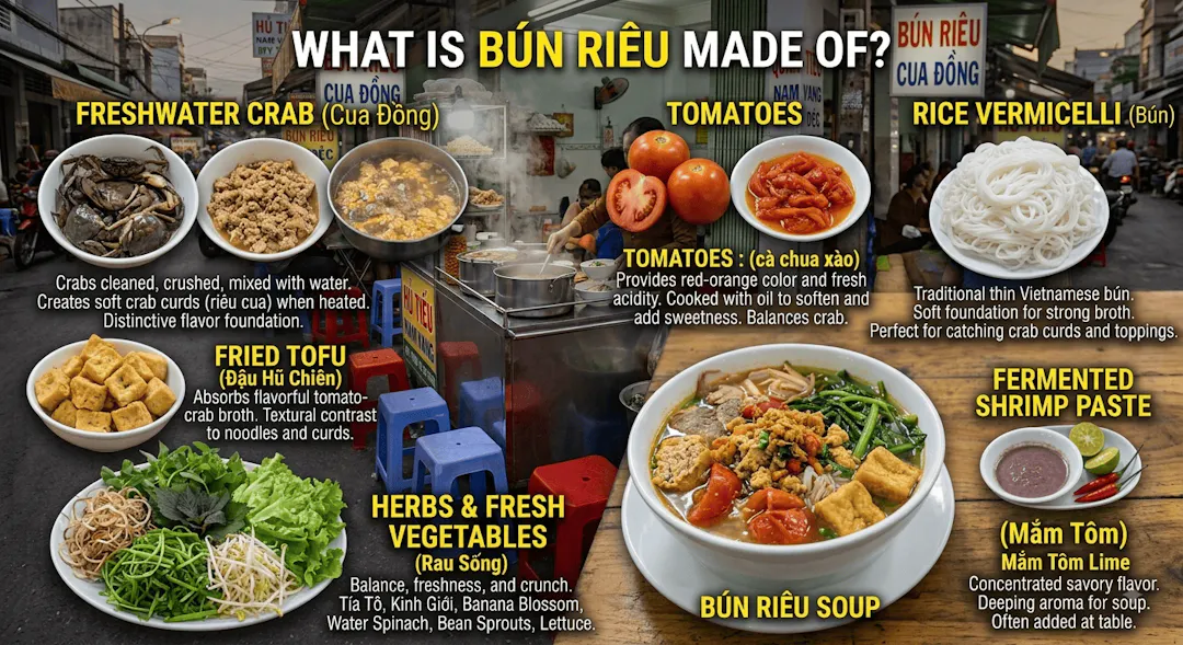 What Is Bun Rieu Made Of?