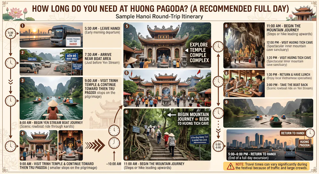 How Long Do You Need at Huong Pagoda?
